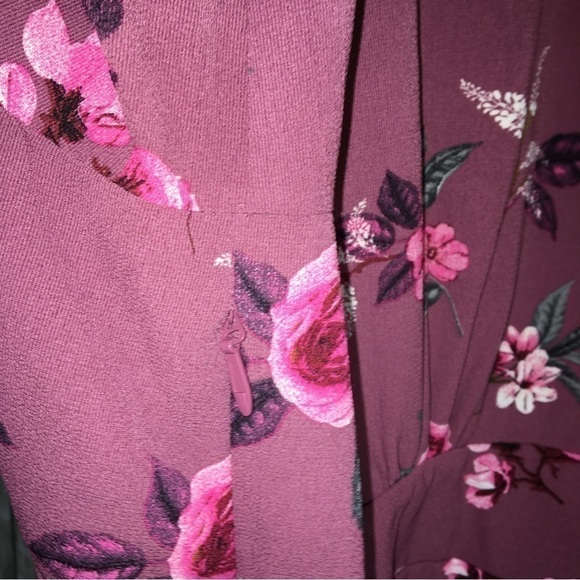 City Chic Floral Crepe Wide Sleeve Blouse - Picture 6 of 6